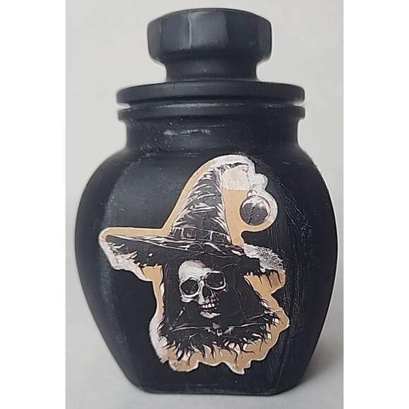 Scorpion Sting Apothecary Jar Handcrafted Black Aged Style Label - Picture 5 of 8